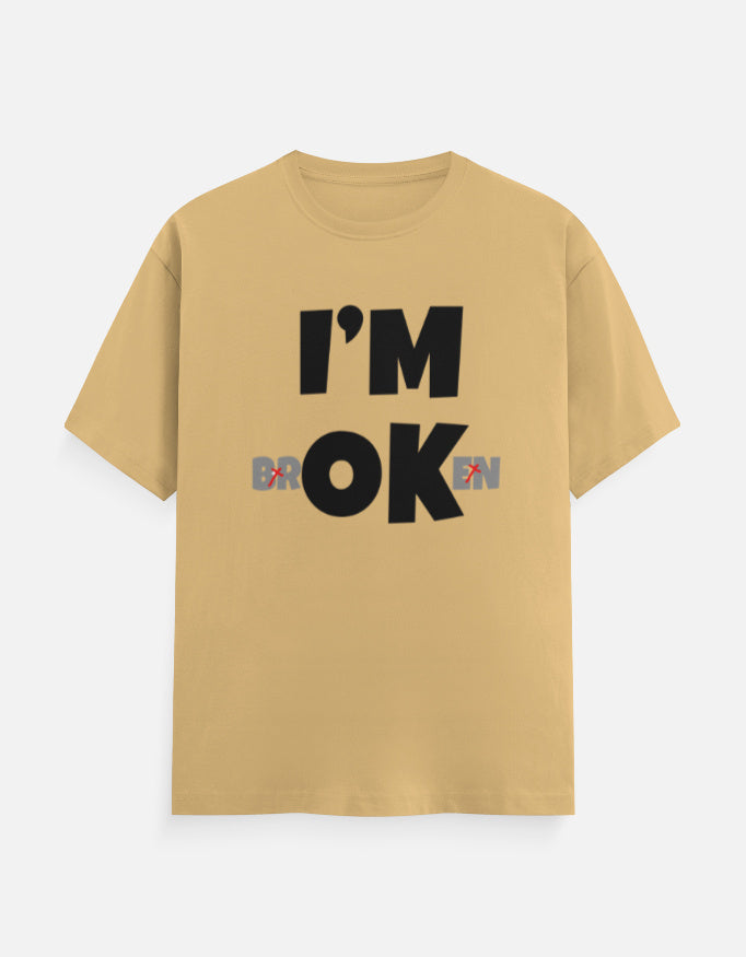 C-Labs I'M BROKEN Classic Crew T-Shirt Beige Front_1_c_51_c08b3f7d-f7e1-4624-9a10-66e80f25301d