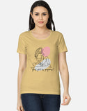C-Labs This Girl Is Gorgeous Women's Classic T-Shirt Beige Front_1_c_51_f090f3d0-bec1-4416-9c53-2daed650be1e