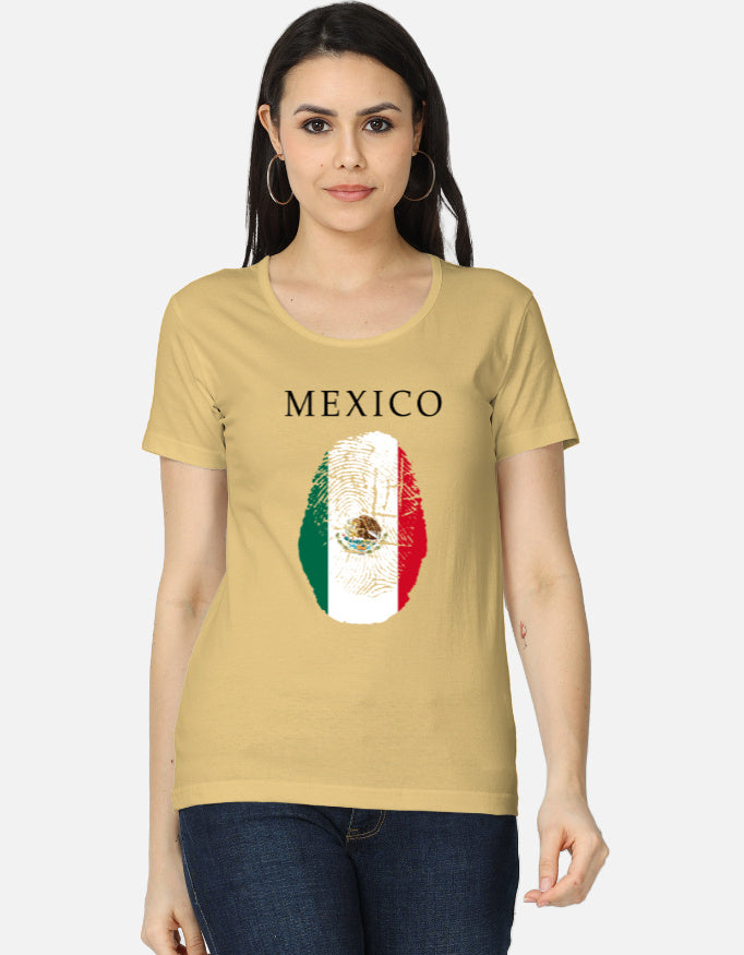 C-Labs Mexico Women's Classic T-Shirt Beige Front_1_c_51_fed646cd-9488-4452-97bd-69834178b5ad
