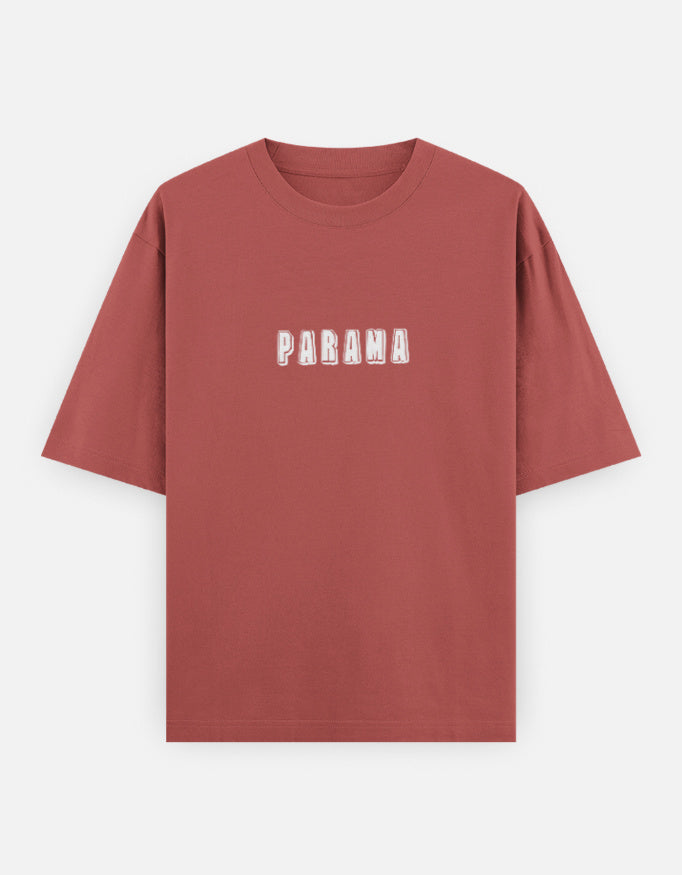 C-Labs Padi da Parama Oversized Classic T-Shirt Coral Front_1_c_52_12d8adb2-1bbe-4e20-9c04-edaa2008c6f1