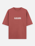 C-Labs Padi da Parama Oversized Classic T-Shirt Coral Front_1_c_52_12d8adb2-1bbe-4e20-9c04-edaa2008c6f1