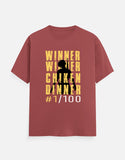 C-Labs WINNER WINNER CHICKEN DINNER Classic Crew T-Shirt Coral Front_1_c_52_1818b8a9-4b72-480b-b644-d9c808f3e725