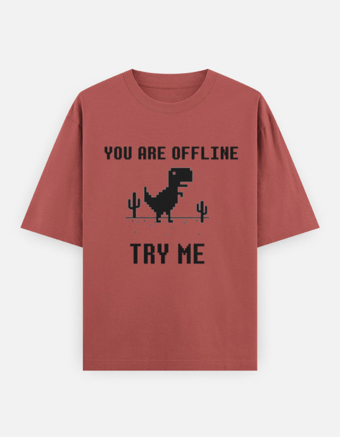 C-Labs If You Are Offline, Try Me Oversized Classic T-Shirt Coral Front_1_c_52_1c1da268-992d-441e-be7b-fe90c2fc0e8b