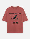 C-Labs If You Are Offline, Try Me Oversized Classic T-Shirt Coral Front_1_c_52_1c1da268-992d-441e-be7b-fe90c2fc0e8b