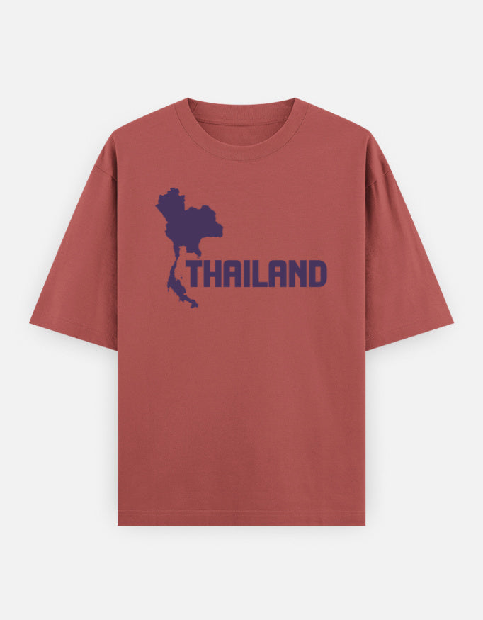C-Labs Thailand Land of Smiles Oversized Classic T-Shirt Coral Front_1_c_52_2402e298-f3de-4030-a59d-02c20f4f291d