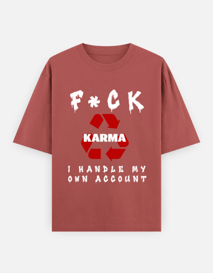 C-Labs Karma Oversized Classic T-Shirt Coral Front_1_c_52_261cc061-819a-4294-b679-776133a13237