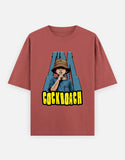 C-Labs I'm Cockroach Oversized Classic T-Shirt Coral Front_1_c_52_2e3759c7-f80a-42a3-b900-7a2d260760f0