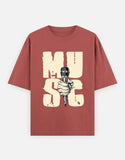 C-Labs Music Oversized Classic T-Shirt Coral Front_1_c_52_397e9bd2-2a5f-4246-bf9f-eff78c022b60
