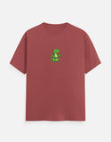 C-Labs Photographer Dinosaur Classic Crew T-Shirt Coral Front_1_c_52_3c560f37-fdcd-4031-9405-628b9d9d021f