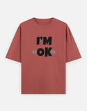 C-Labs I'M BROKEN Oversized Classic T-Shirt Coral Front_1_c_52_4b9dffe9-1f84-484b-9d5f-d296ef037805