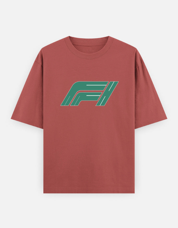 C-Labs F1 Oversized Classic T-Shirt Coral Front_1_c_52_6d1f3825-db23-438f-b76f-57fcefc00cb0