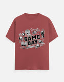 C-Labs Game Day CSK Theme Classic Crew T-Shirt Coral Front_1_c_52_71153b0d-8b62-487e-963d-14acb142bdc1