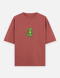 C-Labs Photographer Dinosaur Oversized Classic T-Shirt Coral Front_1_c_52_7a42e702-c301-4ce9-a61b-57b0df907b0f