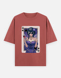 C-Labs Queen Spade Oversized Classic T-Shirt Coral Front_1_c_52_7cc5069d-60e3-4a30-a457-0ea232c17e39
