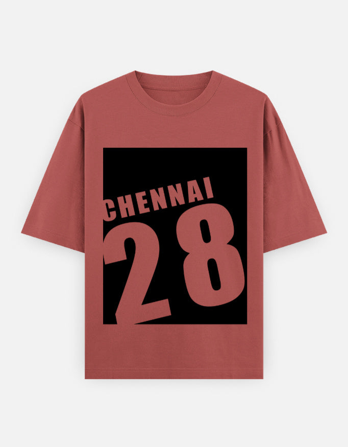 C-Labs Chennai 28 Oversized Classic T-Shirt Coral Front_1_c_52_7f2bc008-d7c4-44a3-a0a2-80a4442d0167