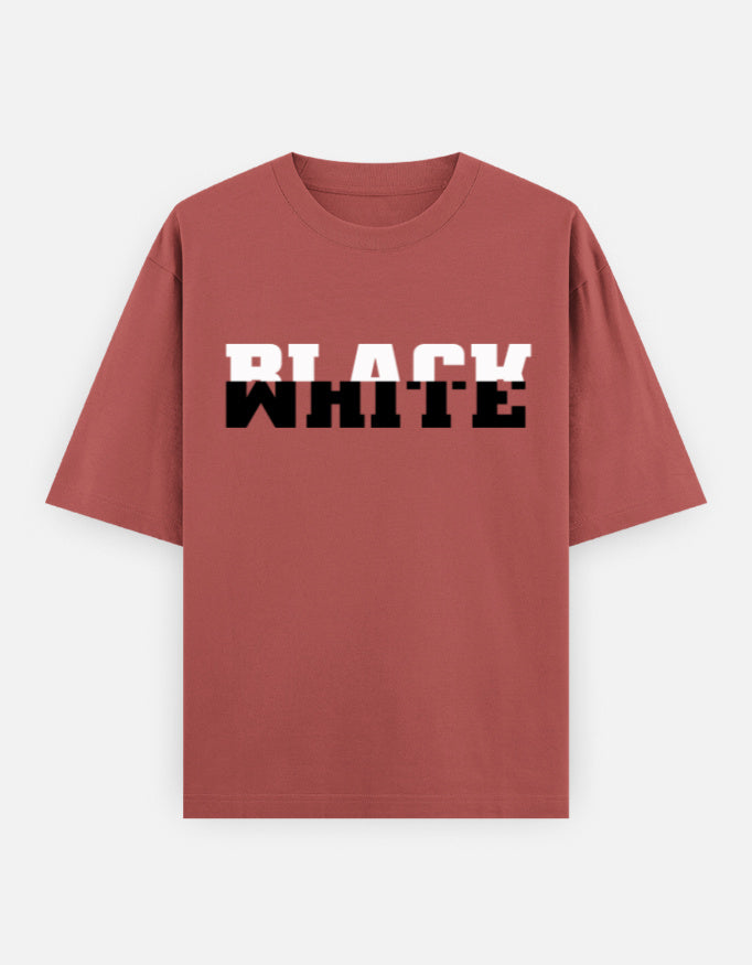 C-Labs Black White Oversized Classic T-Shirt Coral Front_1_c_52_87e03a79-7d0b-4a0c-bb7b-3b8800936907