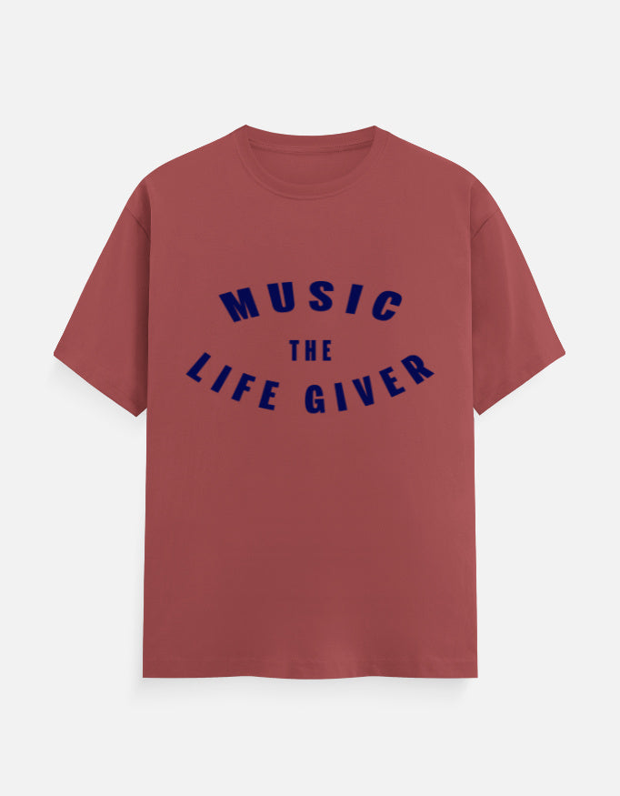 C-Labs Music The Life Giver Classic Crew T-Shirt Coral Front_1_c_52_8d6adcac-8e89-4cf7-8d11-3928dd47fe3b