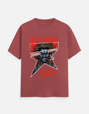 C-Labs Karuppu God Mode Classic Crew T-Shirt Coral Front_1_c_52_931d4bef-c3a3-4c89-95f1-fbee5b6bfe44