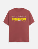 C-Labs Confident-ah Irunda Classic Crew T-Shirt Coral Front_1_c_52_937c20ee-cba1-41f0-a804-c091c6d11e4f