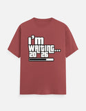 C-Labs I'm Waiting (2026) Classic Crew T-Shirt Coral Front_1_c_52_a703591d-f1ed-4413-9286-2c5f8dd47ae2