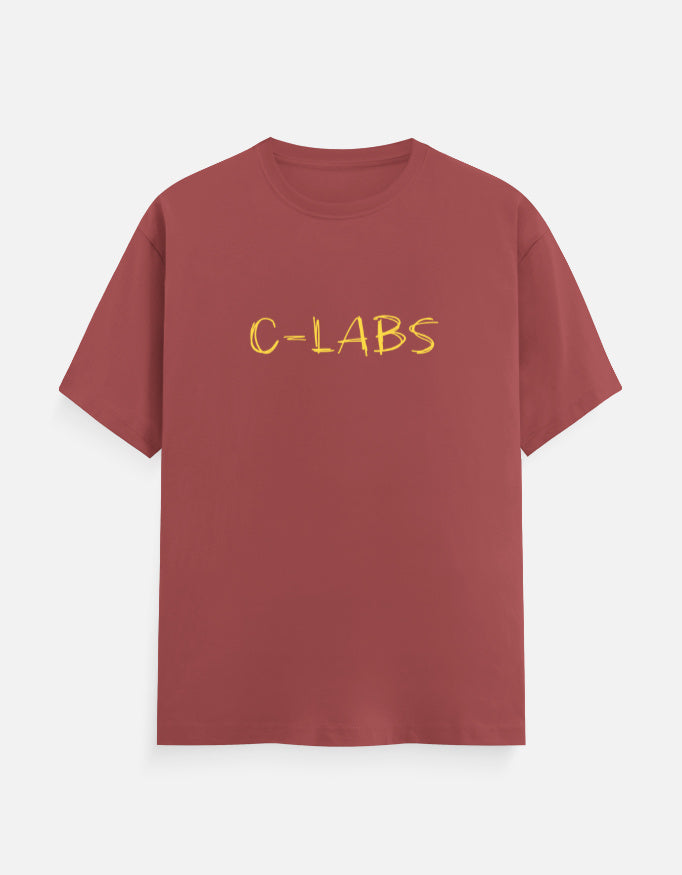C-Labs C-LABS Scribble Classic Crew T-Shirt Coral Front_1_c_52_ace10d26-1873-44b2-8ee4-502a1fe875df