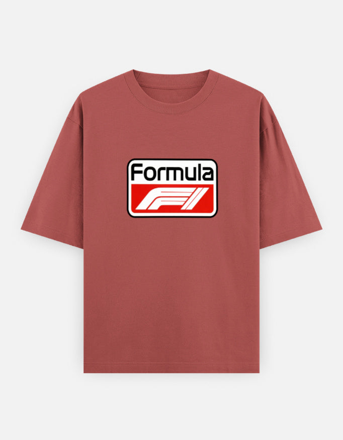 C-Labs Formula 1 Oversized Classic T-Shirt Coral Front_1_c_52_b7037d41-86df-4e9f-96ee-1cf65e488c2f