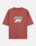 C-Labs Formula 1 Oversized Classic T-Shirt Coral Front_1_c_52_b7037d41-86df-4e9f-96ee-1cf65e488c2f