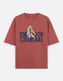 C-Labs Smooth Criminal Oversized Classic T-Shirt Coral Front_1_c_52_b88ff69d-dff2-4a6a-b42a-dee638109fa2