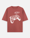 C-Labs Let's Play Oversized Classic T-Shirt Coral Front_1_c_52_b8e754d9-3d13-4e6e-a292-fcc04d41898e