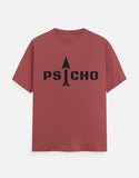 C-Labs PSYCHO Classic Crew T-Shirt Coral Front_1_c_52_bf794eeb-6a31-48a5-a34f-572a2c91d4f4