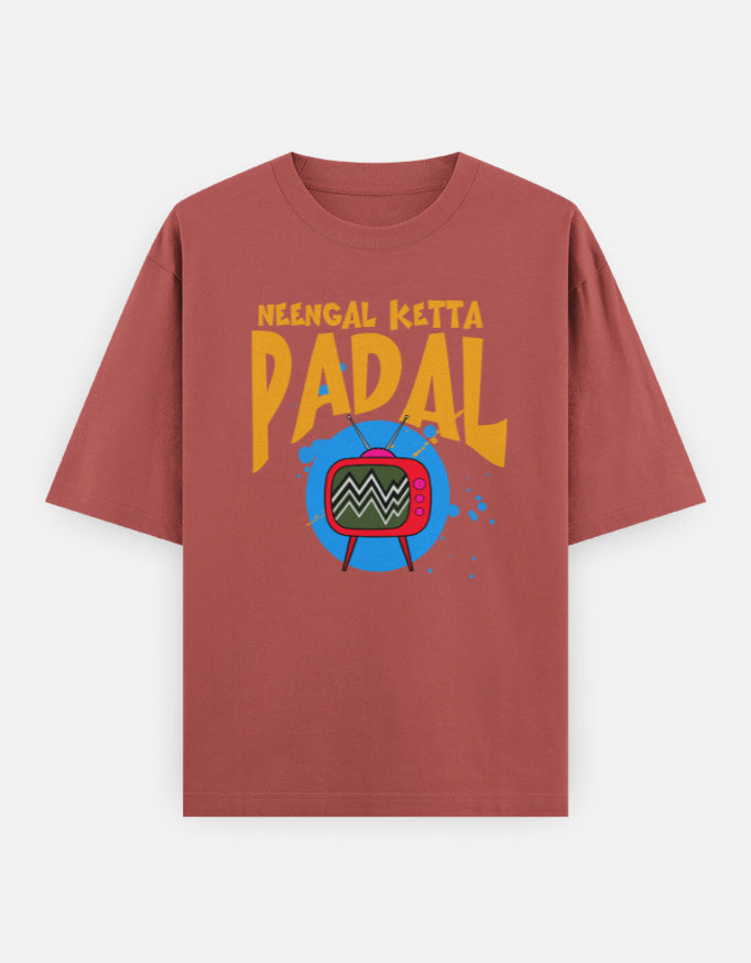 C-Labs Neengal Ketta Padal Oversized Classic T-Shirt Coral Front_1_c_52_c3e1f862-d351-43f1-bb06-0fa3a2dafc73