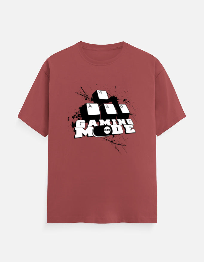 C-Labs Gaming Mode On Classic Crew T-Shirt Coral Front_1_c_52_cdb7d3a4-cf61-4fb2-8983-a8bf5e6a6208