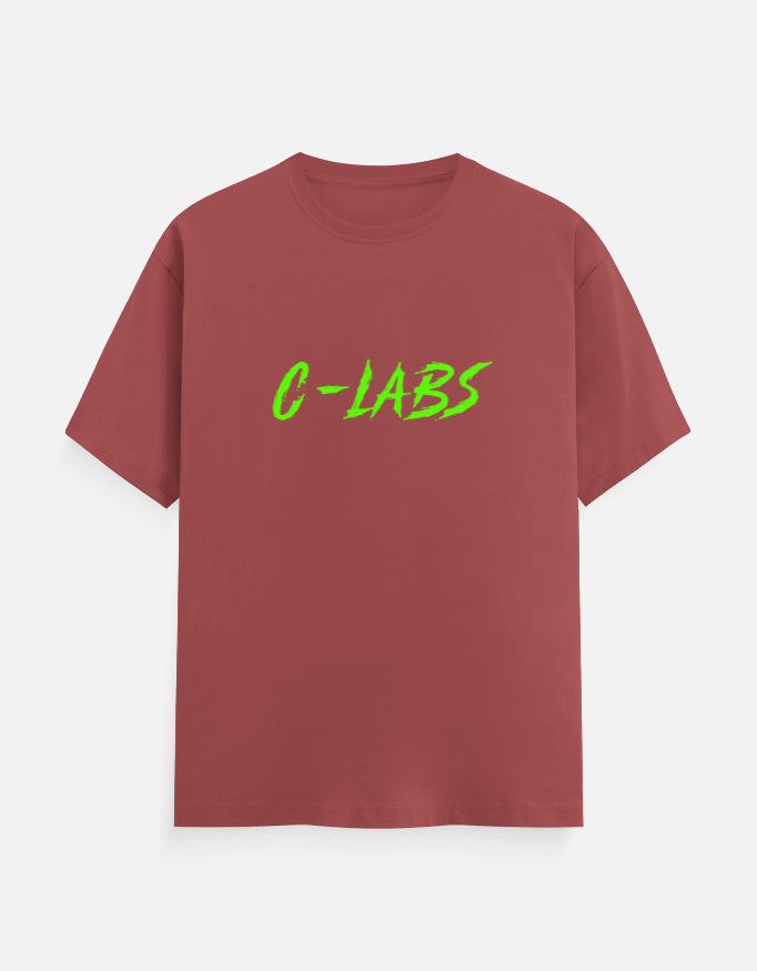 C-Labs C-LABS Neon Green Classic Crew T-Shirt Coral Front_1_c_52_d41800be-eff0-4c38-bac6-54d82286c86d