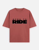 C-Labs Born To Ride Oversized Classic T-Shirt Coral Front_1_c_52_ee091b18-658a-4c14-b51b-9f49e43cf838