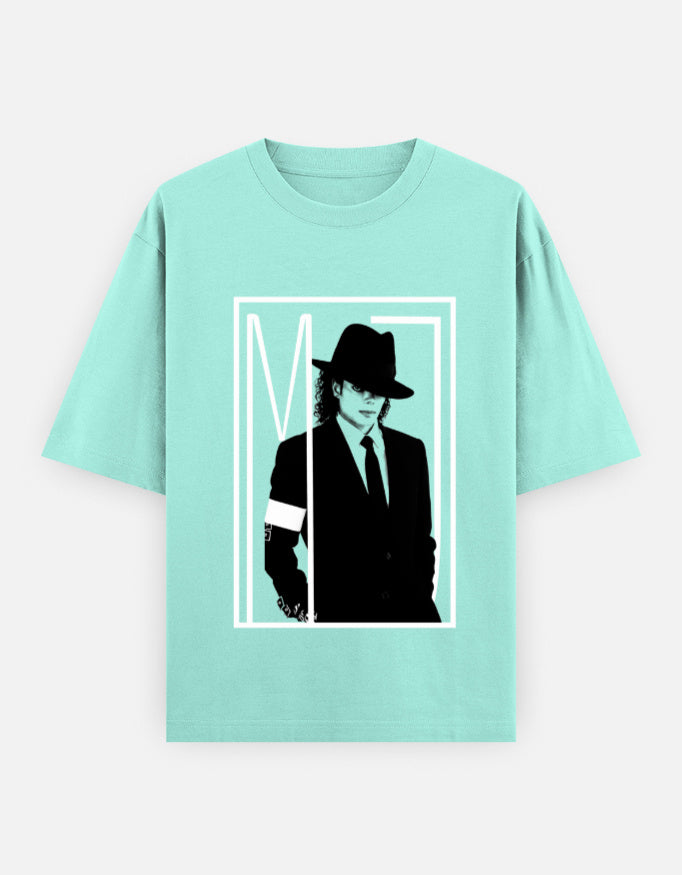 C-Labs Michael Jackson Oversized Classic T-Shirt Mint Front_1_c_53_06557456-162c-4df8-a946-f45ab9d8306e