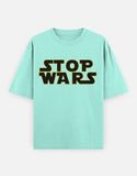 C-Labs Stop Wars Oversized Classic T-Shirt Mint Front_1_c_53_3c8a07a1-216c-4e94-9cca-b4868b801951