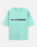 C-Labs You Are Enough Oversized Classic T-Shirt Mint Front_1_c_53_48b2fc78-46e5-4a93-baa7-b7b1fa6342fc