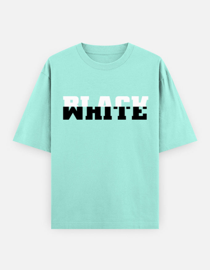C-Labs Black White Oversized Classic T-Shirt Mint Front_1_c_53_4e750fe5-8310-4434-9a79-b42c70996f10