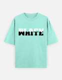 C-Labs Black White Oversized Classic T-Shirt Mint Front_1_c_53_4e750fe5-8310-4434-9a79-b42c70996f10