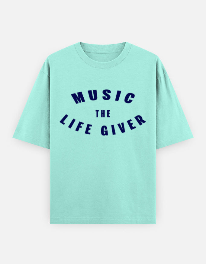 C-Labs Music The Life Giver Oversized Classic T-Shirt Mint Front_1_c_53_53d729c2-e720-45e6-96dd-80ab79a13d82