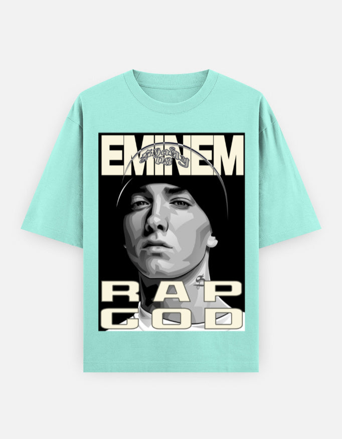 C-Labs Rap God Oversized Classic T-Shirt Mint Front_1_c_53_8060fcc8-2426-47be-b381-8438ad4ff344