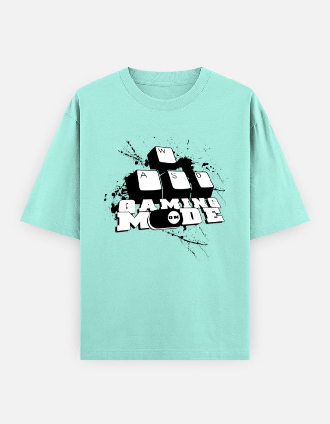 C-Labs Gaming Mode On Oversized Classic T-Shirt Mint Front_1_c_53_99d5326b-5895-4c95-8362-ee7a0e01eb8a