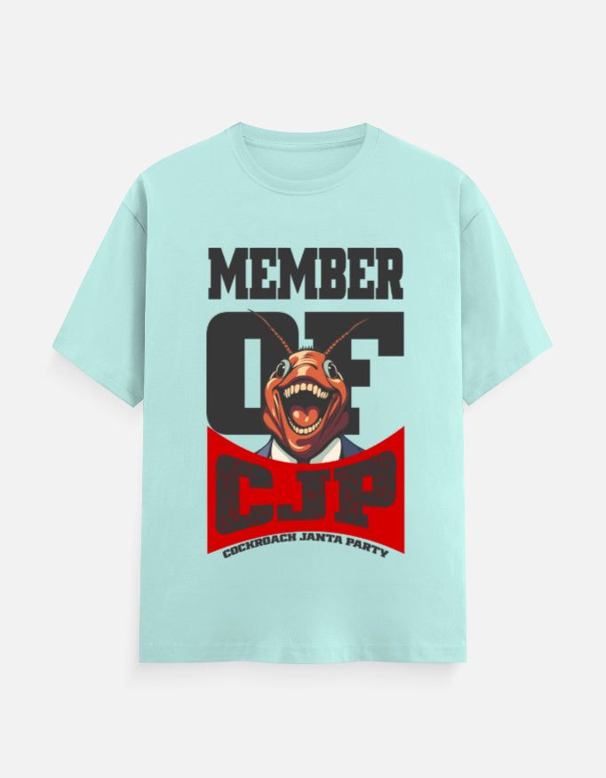C-Labs Member of Cockroach Janatha Party Classic Crew T-Shirt Mint Front_1_c_53_a7c33ee7-344c-4344-9725-d398717cd2d9