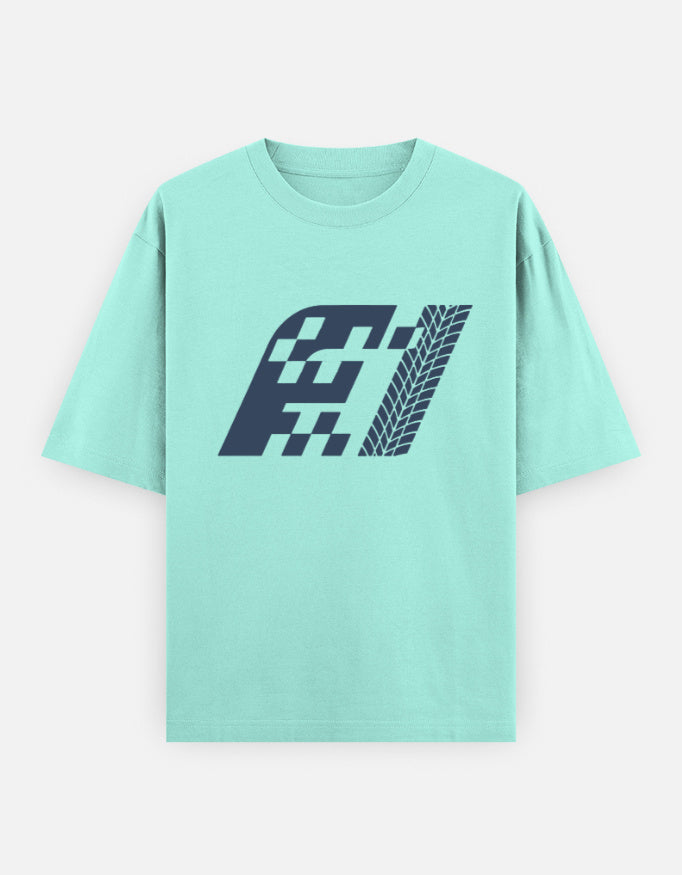 C-Labs F1 Oversized Classic T-Shirt Mint Front_1_c_53_c56a0f8b-a977-475a-bf90-a35d312be3c2