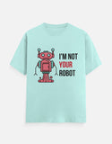 C-Labs I'm Not Your Robot Classic Crew T-Shirt Mint Front_1_c_53