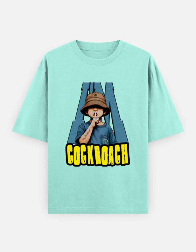 C-Labs I'm Cockroach Oversized Classic T-Shirt Mint Front_1_c_53_eb606123-d0a5-488c-b58b-84b2c55a48c3
