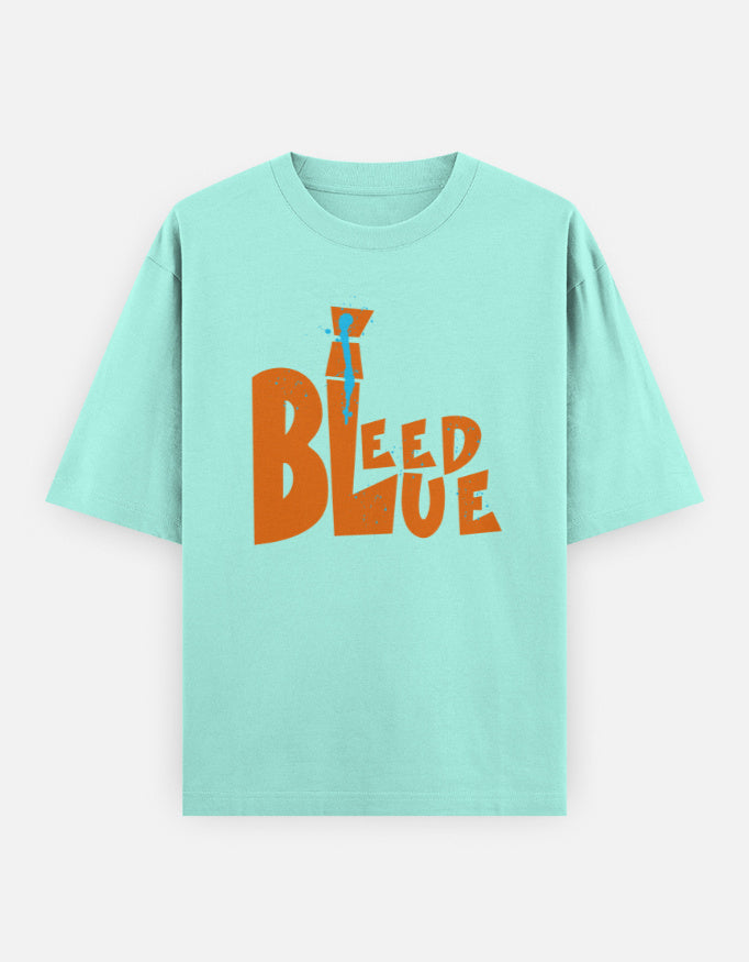 C-Labs I Bleed Blue Oversized Classic T-Shirt Mint Front_1_c_53_fd8b24c6-5073-492d-826b-5a901428313f