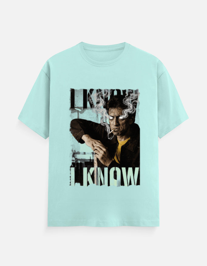 C-Labs I know I know Classic Crew T-Shirt Mint Front_1_c_53_ff546e82-9a37-4f19-8b82-04c3bd418e2d