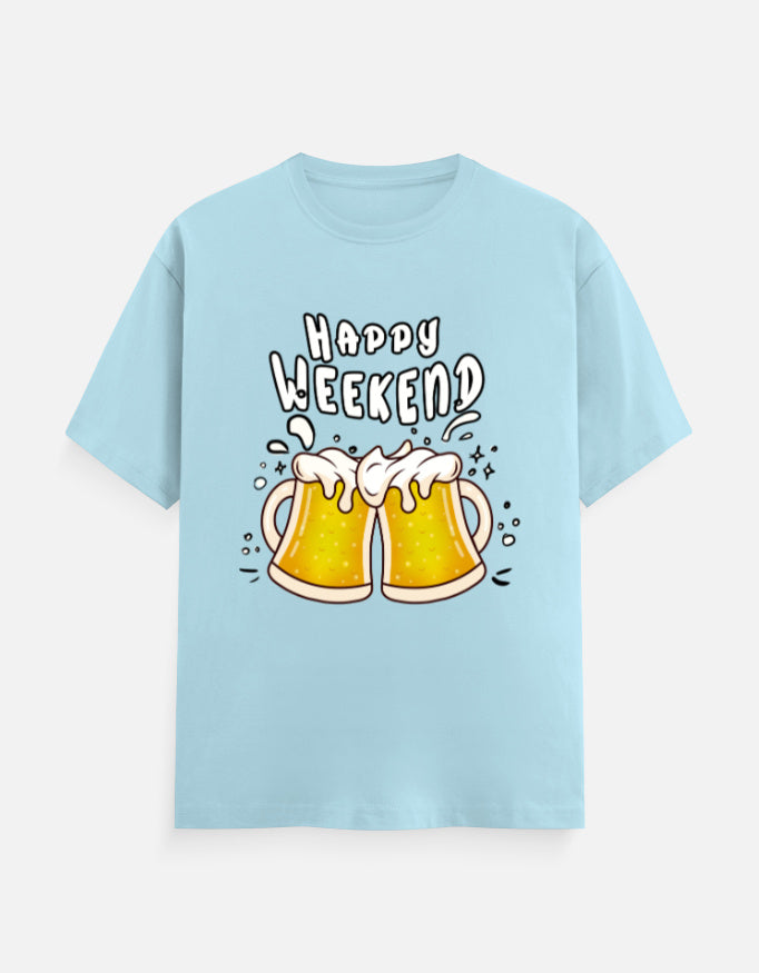 C-Labs Happy Weekend Classic Crew T-Shirt Baby Blue Front_1_c_54_3f2a589d-b2de-404e-9a44-5d72c2f36182