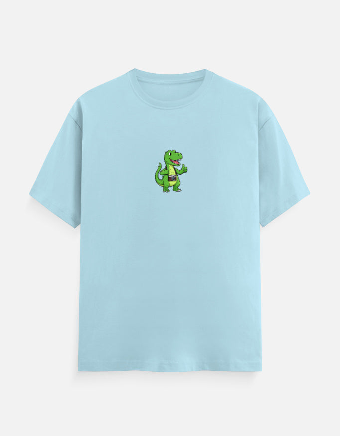 C-Labs Photographer Dinosaur Classic Crew T-Shirt Baby Blue Front_1_c_54_41a200b0-ef61-4983-8016-92bf9b1799b1